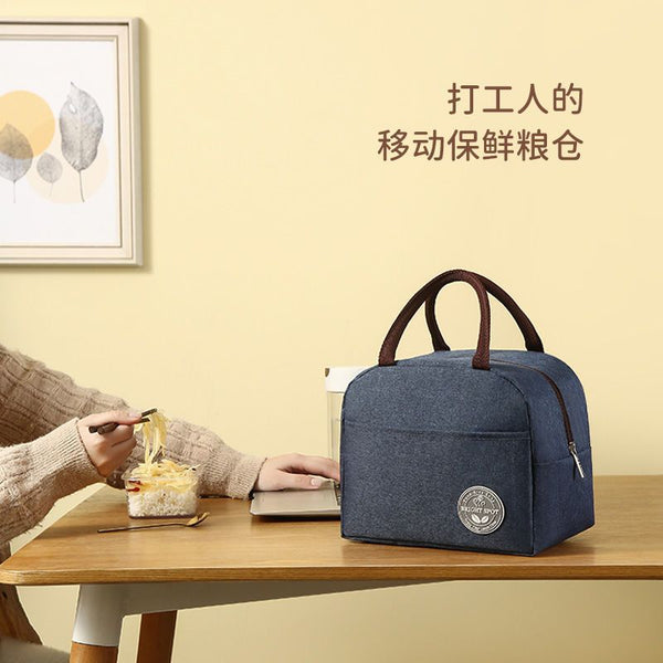 Thickened aluminum foil lunch bag office worker lunch box outdoor insulation bag lunch bag student large capacity cartoon lunch box bag