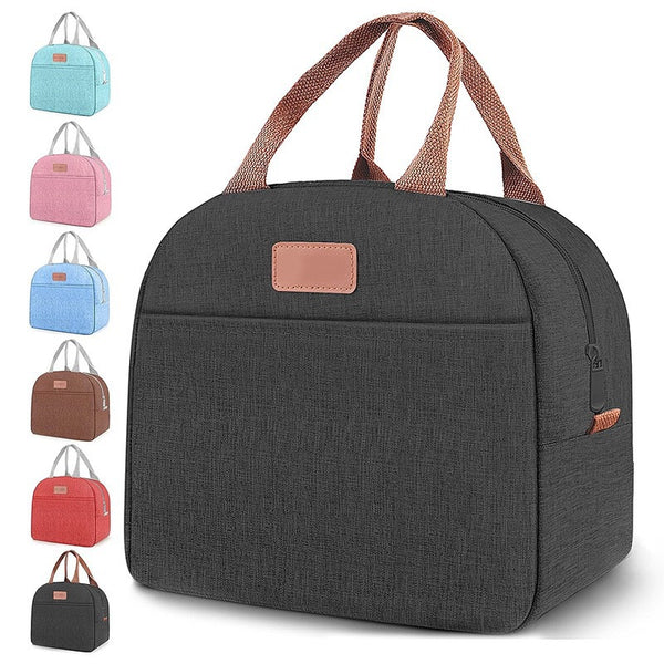 New lunch box bag handbag Oxford cloth lunch bag student office worker commuting lunch bag large capacity handbag